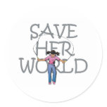 TEE Save Her World stickers