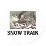 TEE Snow Train stickers