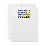 TEE Strong Think invitations