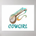 TEE Tennessee Cowgirl posters