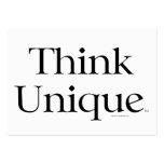 TEE Think Unique business cards