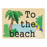 TEE To The Beach business cards