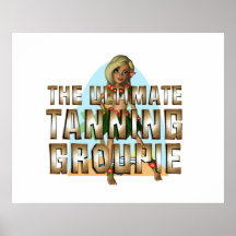 TEE Ultimate Tanning Groupie Print