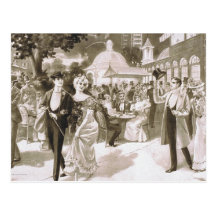 TEE Victorian Days Postcard