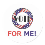 TEE Vote For Me stickers