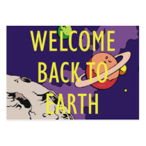 TEE Welcome Back To Earth Business Card Template