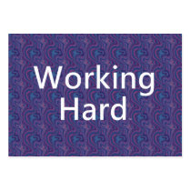 TEE Working Hard Business Card Template