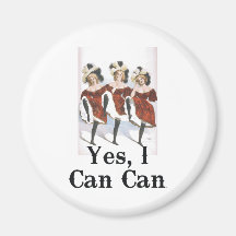 TEE Yes I Can Can Refrigerator Magnets