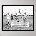 Teeing Off Ice Golf 1926 posters