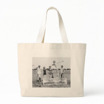 Teeing Off On ICE Womens Golf in Bathing Suits! Canvas Bags