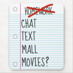 Teen After School Plans mousepads