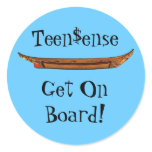 teen$ense, stickers