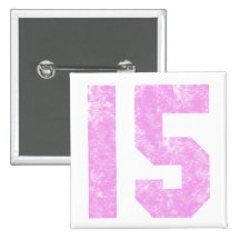 Teen Girl 15th Birthday Gifts Buttons