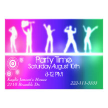 Teen party invitation
