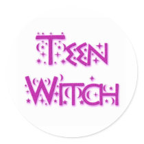 Teen Witch Round Sticker