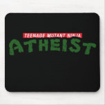 Teenage Mutant Ninja Atheist mousepads