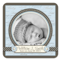 Teeny Toes Blue Sticker C3