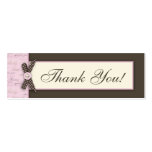 Teeny Toes PNK TY Skinny Gift Tag business cards