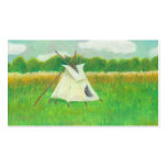 Teepee central Minnesota landscape drawing tipi Business Cards