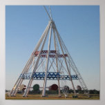 Teepee - Medicine Hat, Alb. Canada posters