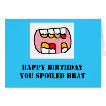TEETH (2) GREETING CARDS