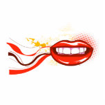 teethy grin mouth vector photo sculptures