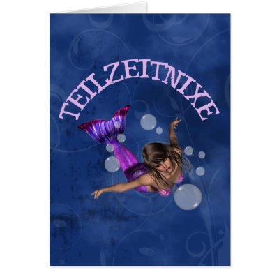 Teilzeitnixe Karten by geschenkeonline