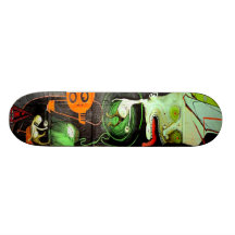Tele Vision: Terminal - Graffiti Sk8 Art Skate Deck