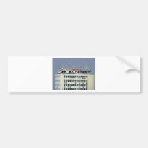 telecommunication antenna bumper sticker