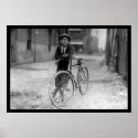 Telegraph Messenger Boy Waco, Texas 1913 posters