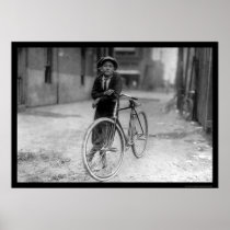 Telegraph Messenger Boy Waco, Texas 1913
