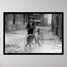 Telegraph Messenger Boy Waco, Texas 1913 Posters