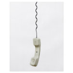 Telephone handset flyers