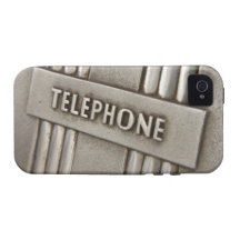 TELEPHONE SIGN. iPhone 4/4S CASE