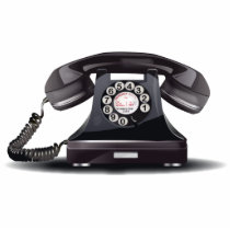 Telephone Vintage Cut Out