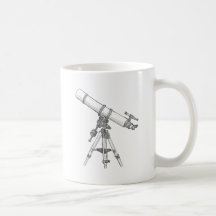 Telescope Drawing Series Mug
