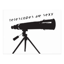 Telescopes Postcard