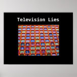 Television lies posters
