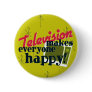 Television Makes Everyone Happy! Harvest Gold