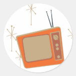 Televsion Makes Everyone Happy! Falling TVs Stickers