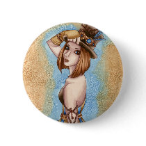 Telsa - Steampunk Button