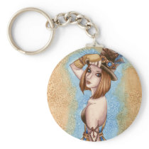 Telsa - Steampunk Keychain