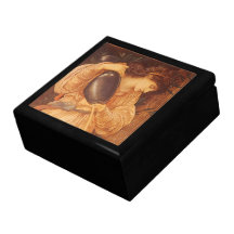 Temperantia by Burne Jones, Vintage Victorian Art Trinket Boxes