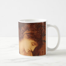 Temperantia by Burne Jones, Vintage Victorian Art Coffee Mugs