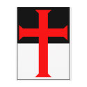 Templar Cross On Beausant postcards