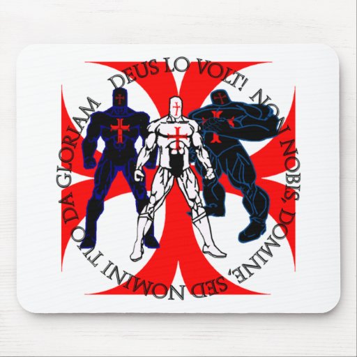 Templar Superheroes Mousemats