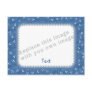 Template Blue Frame Postcards