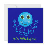 Template - Blue Octopus Big Brother Invitation