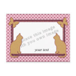 Template - Cat & Butterfly Frame postcards