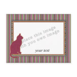 Template - Cat Frame Card postcards